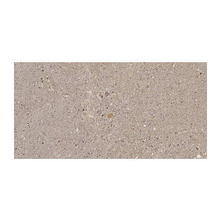 Gresie interior/exterior Cesarom Breccia, portelanata, rectificata, maro, mat, decor beton, clasa aderenta R10, PEI 4, 60 x 30 cm