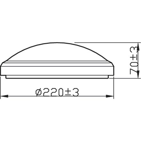 Plafoniera pentru exterior Doris, nichel, lumina calda, 1x6W, IP54, 22 cm