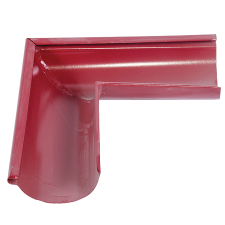 Coltar exterior tip 2, jgheab 125mm, culoare: rosu RAL 3011, Novatik Ronda