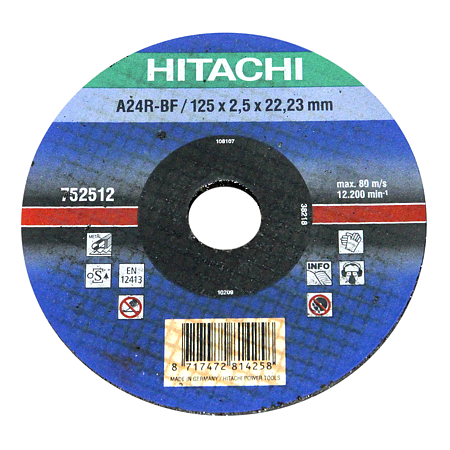 Disc taiere metal Hikoki, 125 x 22,2 x 2,5 mm