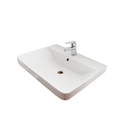 Set Mobilier Seria 502 Badenmob, masca, lavoar, oglinda, alb, 60cm