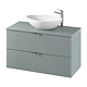 Mobilier baie Cersanit Tirso, dulap lavoar, suspendat, PAL, fiord, 100 x 45 x 55 cm
