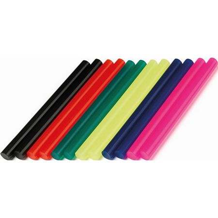 Set batoane silicon Dremel, pistol de lipit, colorate, 7 x 100 mm, 12 bucati Set batoane silicon Dremel, pistol de lipit, colorate, 7 x 100 mm, 12 bucati