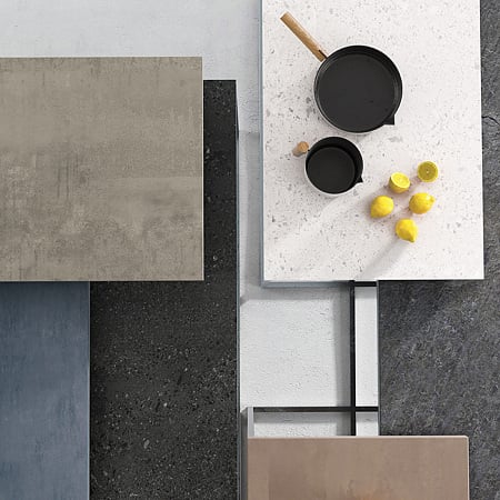 Blat bucatarie Kronospan K201 RS, mat, Beton Gri inchis, 4100 x 600 x 38 mm