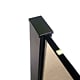 Kit instalare perete fix dus / walk in Sanotechnik D9000, finisaj uni negru, reglabil 70 – 120  x 200 cm 