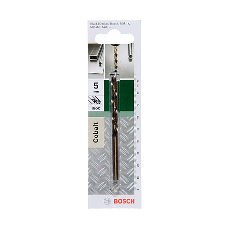 Burghiu Bosch HSS-Co DIN 338, mandrina standard, pentru metal, 5 mm 