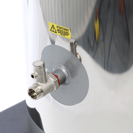 Ansamblu boiler cu focar economic Miklos Steel, corp din Inox, 90 l, 5.5 kW Ansamblu boiler cu focar economic Miklos Steel, corp din Inox, 90 l, 5.5 kW
