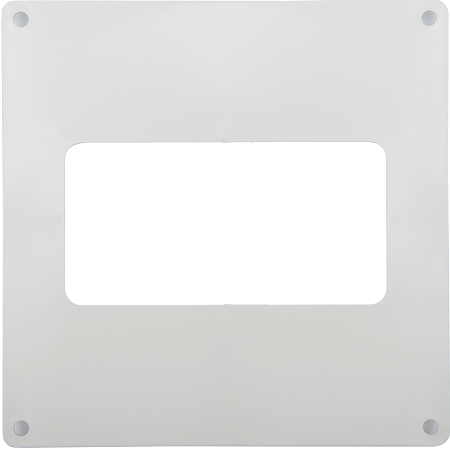 Placa pentru perete Vents, alb, tub rectangular, 55 x 110 mm Placa pentru perete Vents, alb, tub rectangular, 55 x 110 mm