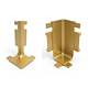 Set accesorii unghi 90 grade Gola L, plastic, auriu