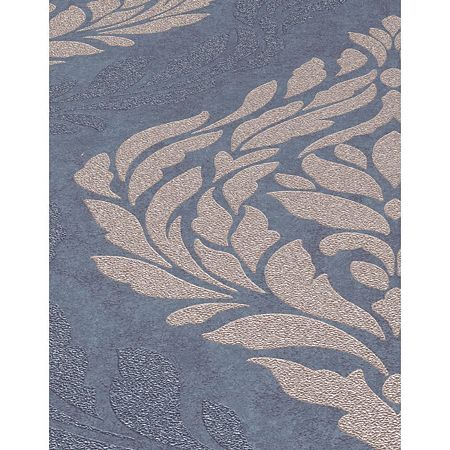 Tapet modern Erisman 1006044, vinil, albastru si crem