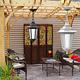 Suspensie pentru exterior Begonya 3, 1 x E 27, alb