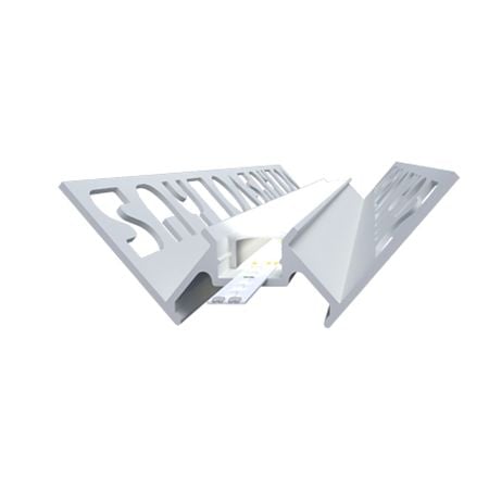 Profil de colt interior pentru banda LED 806.10.PKR2, aluminiu, argintiu, 2.7 m
