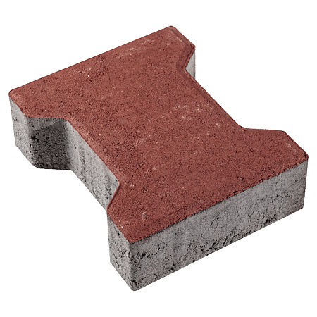 Pavele Wise H-beton, rosu, 19.7 x 16.2 x 6 cm