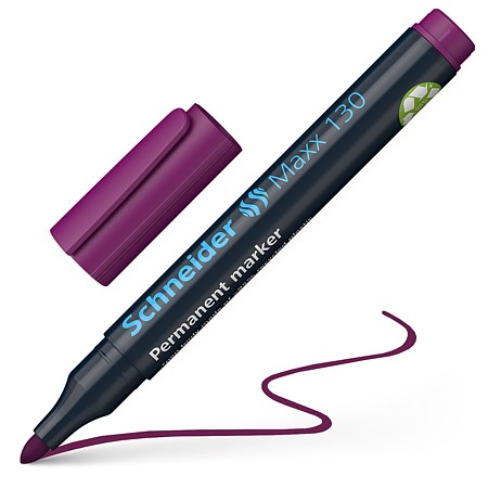 Marker cu vopsea Schneider 130, 1-3 mm, mov