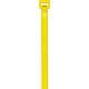 Coliere din plastic, poliamida 6.6, galben, 140 x 3.5 mm, 100 bucati