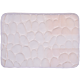 Covoras de baie Romtatay, microfibra 100%, alb, 40 x 60 cm
