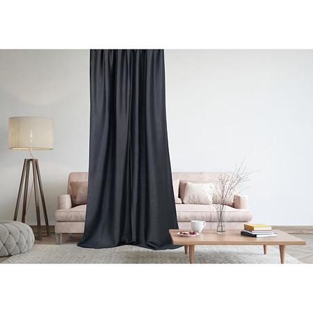 Draperie Islanda, poliester, antracit, 145 x 250 cm