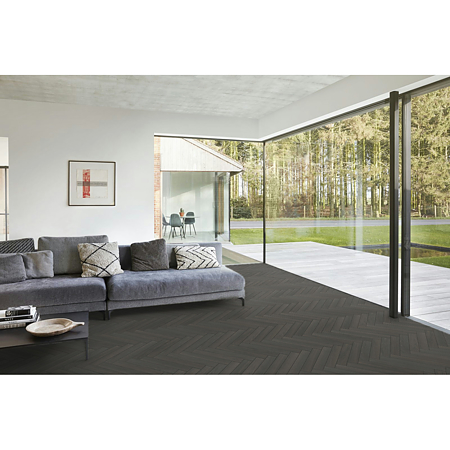 Parchet laminat 8 mm Berry Alloc Chateau Charme Black, Herringbone A, clasa de trafic 32, AC4, click Chateau Lock, 504 x 84 mm Parchet laminat 8 mm Berry Alloc Chateau Charme Black, Herringbone A, clasa de trafic 32, AC4, click Chateau Lock, 504 x 84 mm
