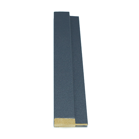 Profil terminatie montaj lambriu riflaj MDF, antracit, 22 x 86 x 2800 mm