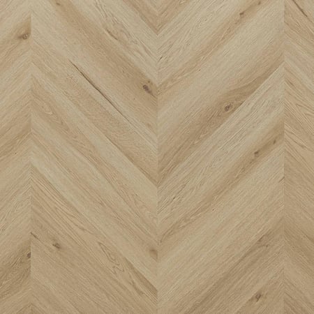 Pardoseala SPC 4,5 mm Afirmax Chevron stejar Arvada, impermeabila, nuanta medie, clasa de trafic 32, sistem imbinare clic 5G, montaj tip chevron placi A si B, 600 x 120 mm