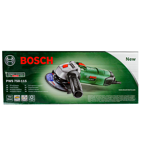 Polizor unghiular Bosch PWS 750-115, 750 W, 115 mm, M14