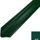 Sipca metalica de gard, verde RAL 6005, 0,45 mm, lungime 1,5 m