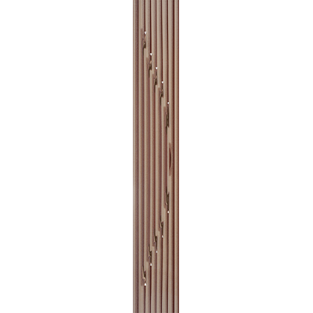 Brau faianta maro, Kai Cermics Sorel Brown Lux, lucios, 6 x 40 cm