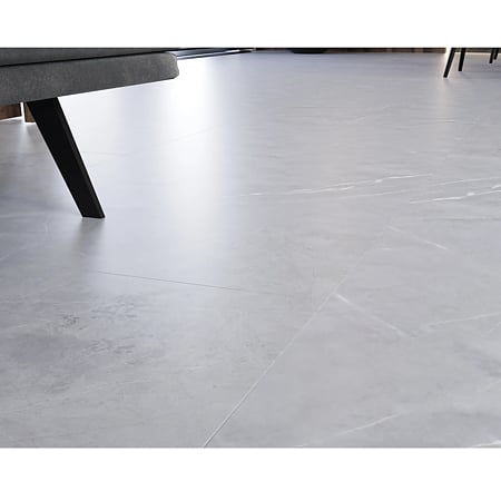 Pardoseala SPC 5 mm Korner SPeCtra Floor Grey Agate 06F, clasa de trafic 34, rezistenta la apa, decor piatra, gri, 1205 x 606 mm