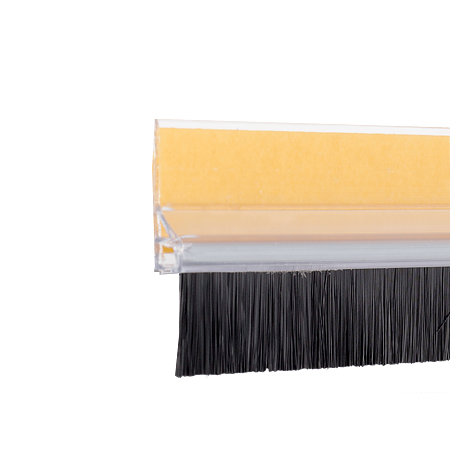 Prag izolator PVC cu perie Geko Staff, transparent, 40 mm x 98 cm Prag izolator PVC cu perie Geko Staff, transparent, 40 mm x 98 cm