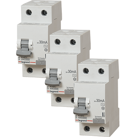 Disjunctor diferential DX3 RCBO 6000A Legrand, P+N, 25 A 30 mA