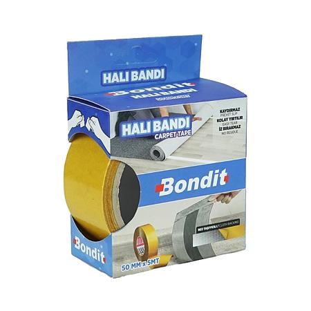 Banda antialunecare pentru covoare Bondit, autoadeziva, 50 mm x 5 m