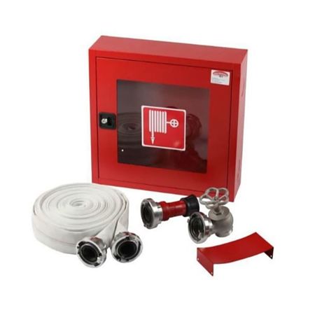 Cutie hidrant minibox echipata Eurosting, rosu, 500 x 500 x 140 mm