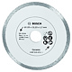 Disc diamantat debitare placi ceramice, Bosch Turbo, 125 x 22.3 x 1.7 mm