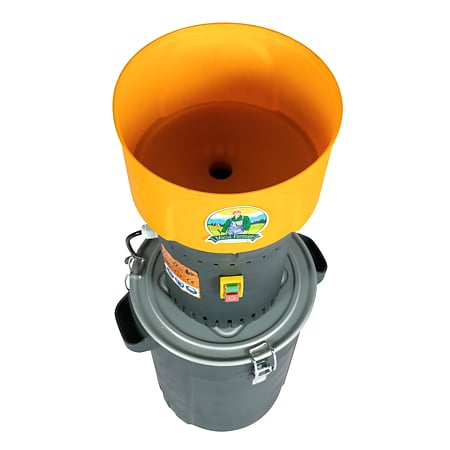 Moara electrica cu galeata plastic Micul Fermier, 1000 W, capacitate de lucru 60 - 80 kg/h