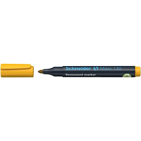 Marker cu vopsea Schneider 130, 1-3 mm, galben