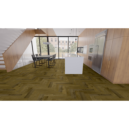 Pardoseala minerala SPC 5 mm Korner Luxury Floor Oak Tarvos, nuanta deschisa, clasa de trafic 34,  615 x 123 mm 