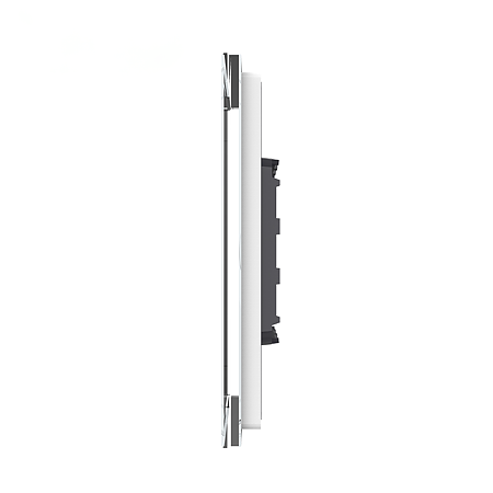 Panou intrerupator simplu Livolo VL-P701-2W, sticla securizata, alb