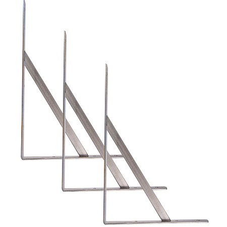 Consola punte, zincata, 400 x 250 x 30 mm