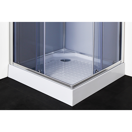 Cabina dus patrata cu hidromasaj Sanotechnik Limbo PC91, sticla securizata 5 mm, 90 x 90 x 225 cm
