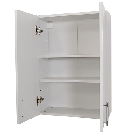 Dulap de baie Badenmob Verona , montaj suspendat, PAL + MDF, alb, 45 x 21,6 x 68 cm