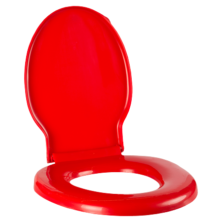 Capac WC Romtatay Unic, polipropilena, rosu, 48x39x60 cm