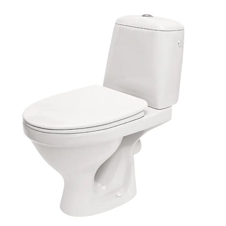 Set compact WC Cersanit Family, ceramica, alb, 6 l, 77 x 65.5 x 37 cm