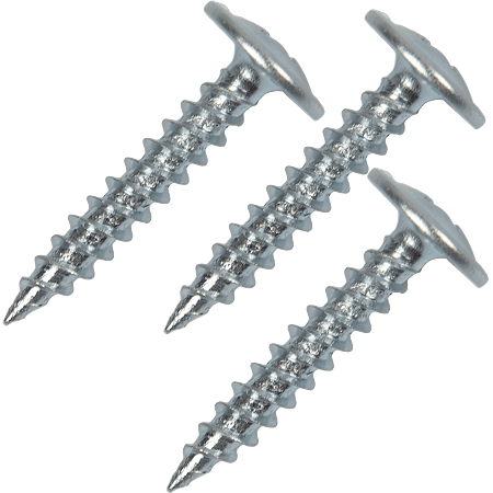 Surub autofiletant, cap plat cu saiba dublu filet, PH2, 4,2 x 25 mm