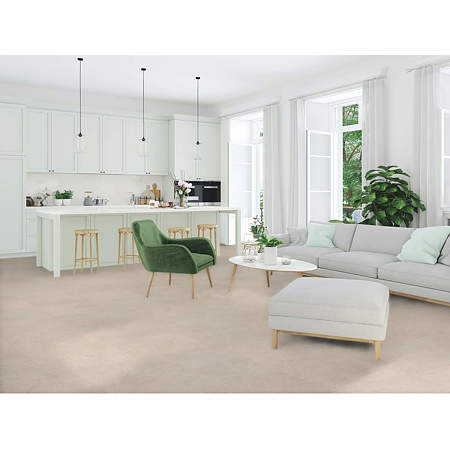 Gresie exterior/interior portelanata rectificata Cesarom Therme, mat, crem, clasa aderenta R11, PEI 4, 9 mm, 60 x 60 cm