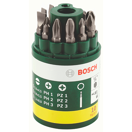 Set capete surubelnite Bosch 2607019454, 10 piese
