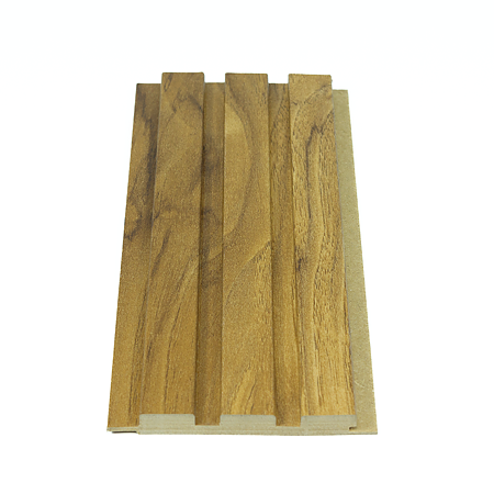 Lambriu MDF cu riflaj, pecan, 12 x 117 x 2800 mm Lambriu MDF cu riflaj, pecan, 12 x 117 x 2800 mm