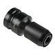 Adaptorul pentru biti impact Dedra 18A7002, cu prindere hexagonala, montare rapida, 1/2"-1/4"