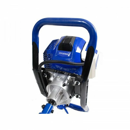Motoburghiu Hyundai HY-EA520, motor benzina 51.7 CC, 2.2 CP, 7500 rpm, 3 x burghie 100, 150, 200 mm