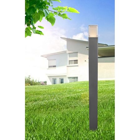 Stalp de iluminat ornamental, exterior, Globo Dalia 34577, 1xLED, IP44, max 12W, 1100 mm