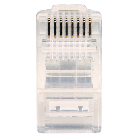 Set conectori RJ45 Emos, pentru cablu UTP CAT5E, alb, 20 buc